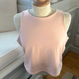 COPY - Body contour blush pink cropped top